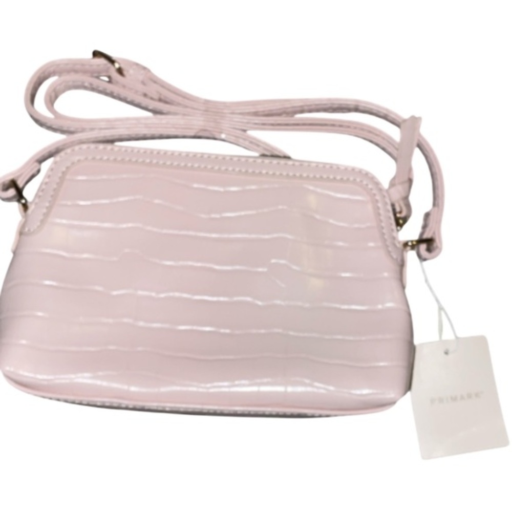 Primark Light Pink Textured Crossbody Bag